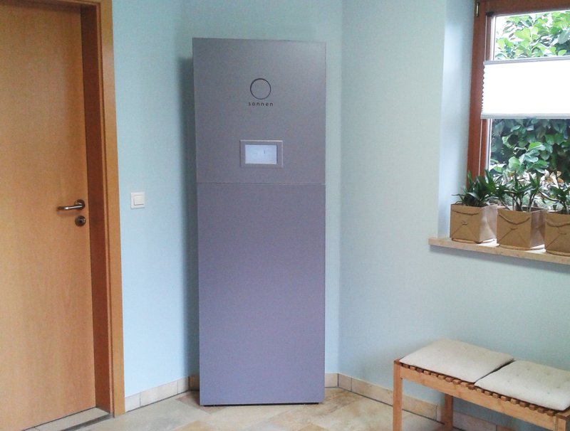 sonnenBatterie installed inside a home