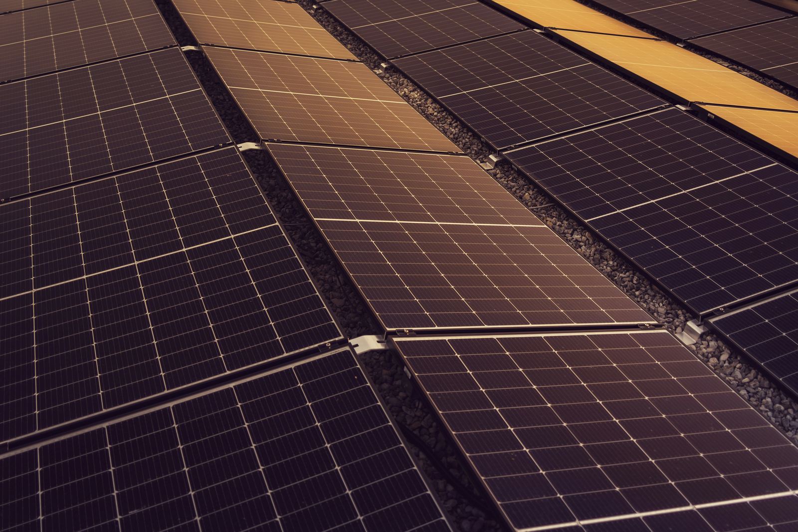 Close-up of Tier-1 solar panels on a residential roof